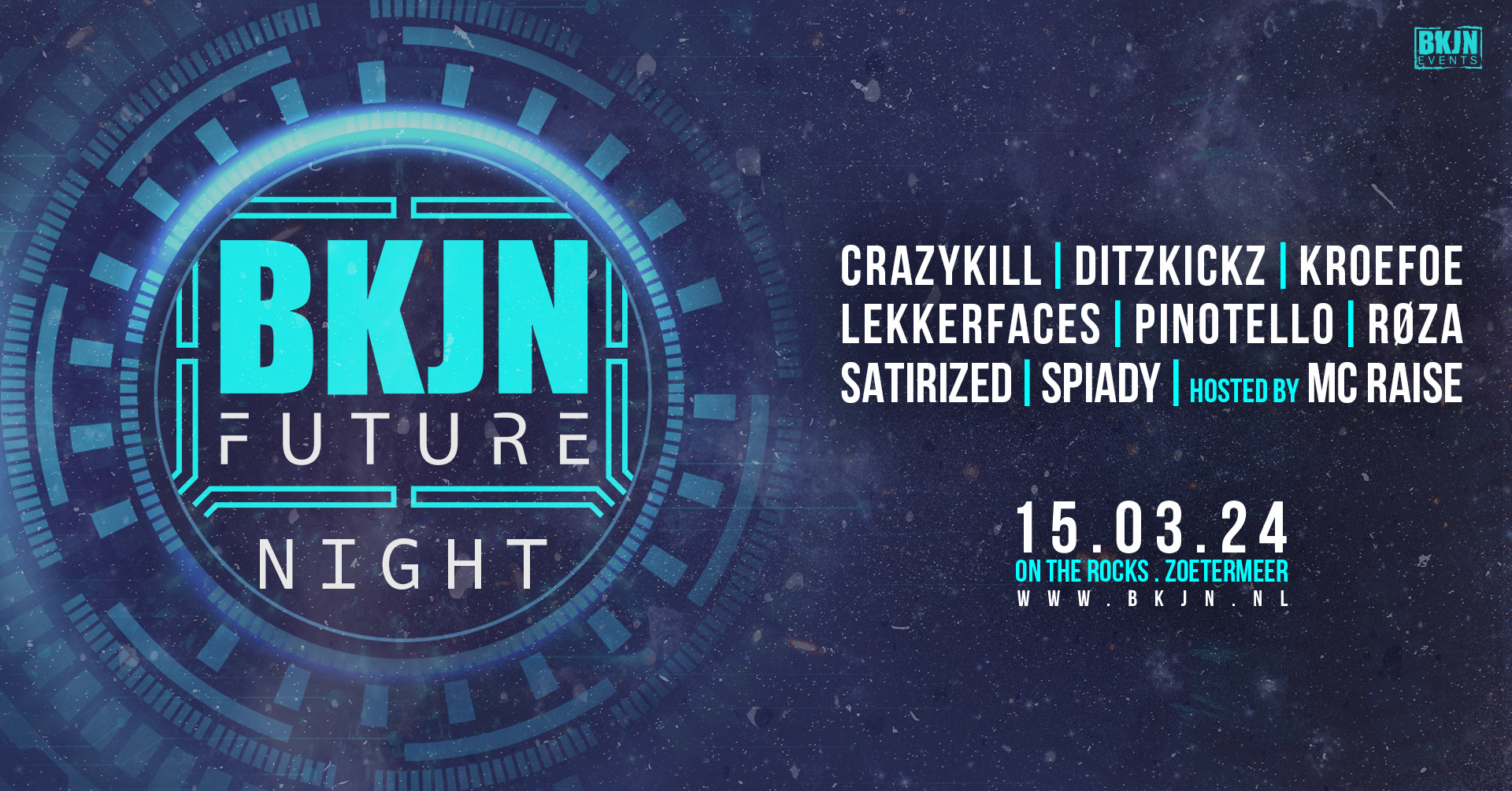 BKJN Future Label Night Line-up-Event Banner